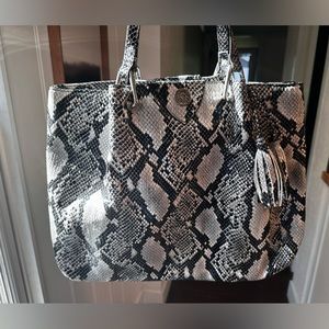 Anne Klein Snakeskin Purse